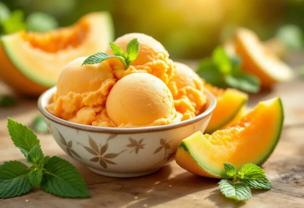 Glace maison sans machine : du melon et de la menthe pour une fraîcheur explosive (et elle est prête en un clin d’œil).jpg