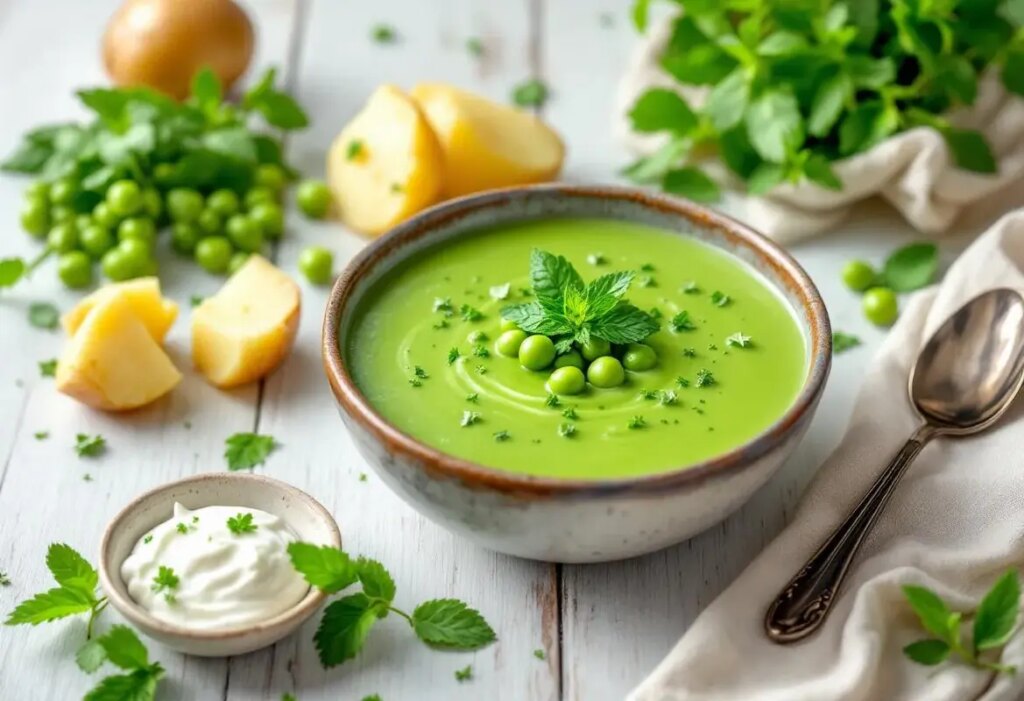 J’ai remplacé le gaspacho par ce velouté petits pois-menthe : une vraie révélation !.jpg