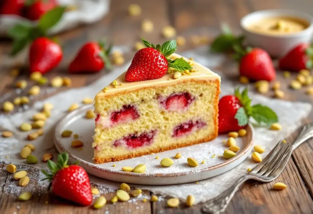 « Personne ne croit que c’est fait avec des restes » :ce gâteau anti-gaspi aux fraises et pistaches fait un carton (et il est ultra simple).jpg
