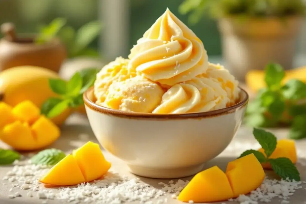 Cette glace mangue‑coco vegan est devenue mon rituel chauffant de juillet : légère, fruitée, ultra simple.jpg