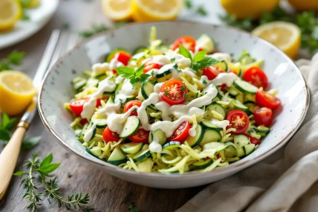 « Je fais toujours cette recette quand il fait chaud » Cette rémoulade de courgettes ultra fraîche fait un carton cet été (prête en 10 min).jpg