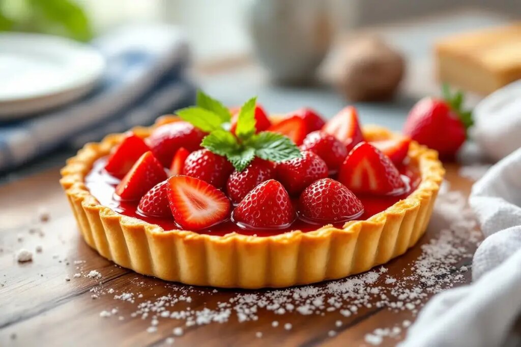 Les astuces secrètes de notre chef pour une tarte aux fraises au croustillant parfait.jpg